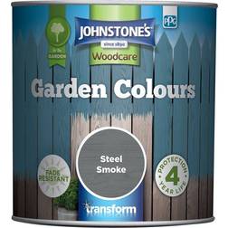 Johnstones Woodcare Garden Colours Wood Paint Grey 1L
