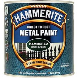 Hammerite Direct to Rust Hammer Metal Paint Green 2.5L