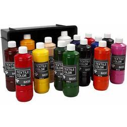 Textile Color Paint Basic Colors 15x500ml
