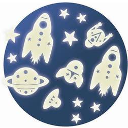 Djeco Mission Space Glow in the Dark Ceiling Stickers