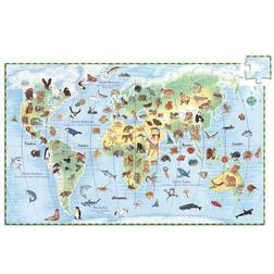 Djeco The World Map 1000 Pieces