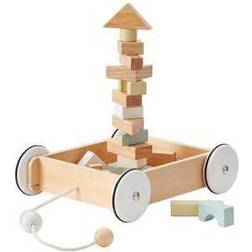 Kids Concept Wagon with Blocks