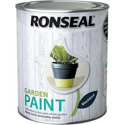 Ronseal Garden Wood Paint Black 0.25L