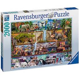 Ravensburger Wild Kingdom Shelves 2000 Pieces