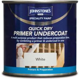 Johnstones Quick Dry Primer Undercoat Metal Paint, Wood Paint White 0.25L