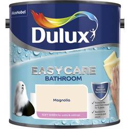 Dulux Easycare Bathroom Soft Sheen Wall Paint, Ceiling Paint Magnolia 2.5L