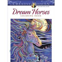 Creative Haven Dream Horses Coloring Book (Adult Coloring)
