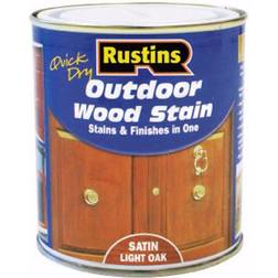 Rustins Quick Dry Outdoor Woodstain Oak 0.25L