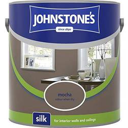 Johnstones Silk Ceiling Paint, Wall Paint Mocha 2.5L
