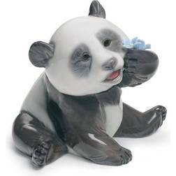 Lladro A Happy Panda Figurine 8cm