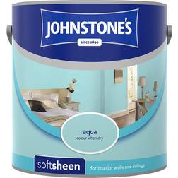 Johnstones Soft Sheen Ceiling Paint, Wall Paint Aqua 2.5L