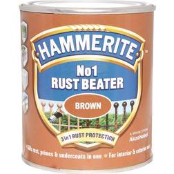 Hammerite No.1 Rust Beater Metal Paint Brown 0.25L