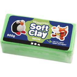 Soft Clay Neon Green 500g