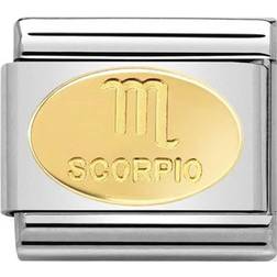 Nomination Composable Classic Link with Scorpio Symbol Charm - Silver/Gold