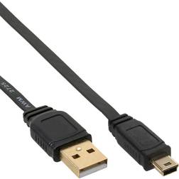 InLine Flat USB A-USB Mini-B 2.0 2m