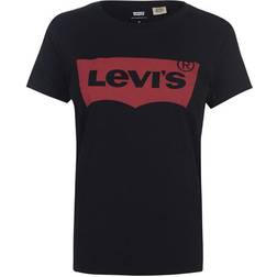 Levi's The Perfect Graphic Tee - Large Batwing Black/Black