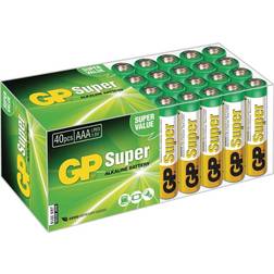 GP Batteries AAA Super Alkaline Compatible 40-pack