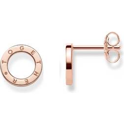 Thomas Sabo Circles Together Earrings - Rose Gold