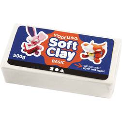 Soft Clay Basic White 500g