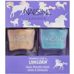 Nails Inc Sparkle Like a Unicorn Nail Polish Duo 2-pack