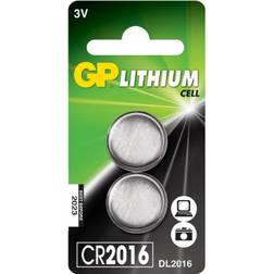 GP Batteries CR2016 2-pack