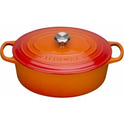 Le Creuset Volcanic Signature Cast Iron Oval with lid 6.3 L