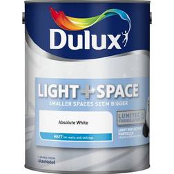 Dulux Light + Space Wall Paint Absolute White 5L