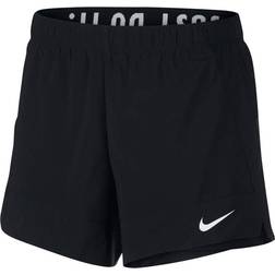 Nike Dri-FIT Flex 2-in-1 Training Shorts Women - Black/Black/White