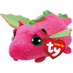 TY Teeny Darby Pink Dragon 10cm