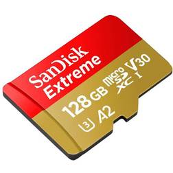 SanDisk Extreme microSDXC Class 10 UHS-I U3 V30 A2 160/90MB/s 128GB +Adapter