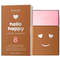Benefit Hello Happy Soft Blur Foundation SPF15 #08 Tan Warm
