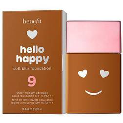 Benefit Hello Happy Soft Blur Foundation SPF15 #09 Deep Neutral