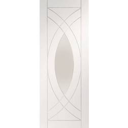 XL Joinery Treviso Primed Interior Door Clear Glass (76.2x198.1cm)