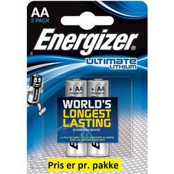 Energizer AA Ultimate Lithium Compatible 2-pack