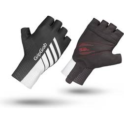 Gripgrab Gripgrab Aero TT Raceday Short Finger Gloves Unisex - White/Black