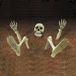 Amscan Skeleton Ground breaker Lawn Beige