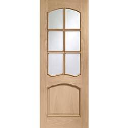 XL Joinery Riviera Raised Mouldings Interior Door Clear Glass (82.6x204cm)