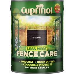 Cuprinol Less Mess Fence Care Wood Protection Brown 5L