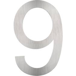 tectake House numbers made of stainless steels 9