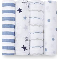 Aden + Anais Classic Swaddle Rock Star Set 4-pack