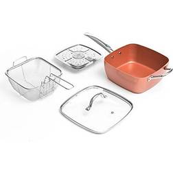 InnovaGoods 5 in 1 All-Purpose Cookware Set with lid 4 Parts