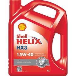 Shell Helix HX3 15W-40 Motor Oil 4L