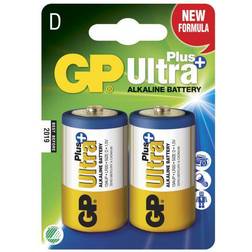 GP Batteries Ultra Plus Alkaline D 2-pack