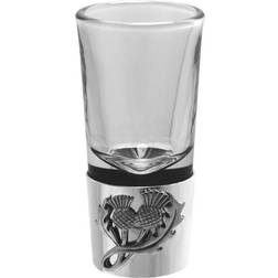 English Pewter Scottish Thistle Shot Glass 7.8cm Shot Glass