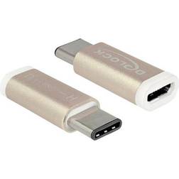 DeLock USB C-USB Micro-B 2.0 M-F Adapter
