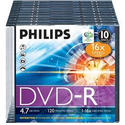 Philips DM4S6S10F DVD-R 4.7GB 16x 10-Pack