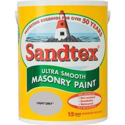 Sandtex Ultra Smooth Masonry Concrete Paint Grey 5L