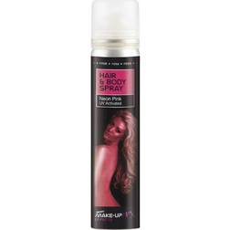 Smiffys Make Up FX Hair & Body Spray Pink 75ml