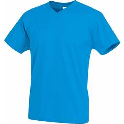 Stedman Classic V-Neck T-shirt - Ocean Blue