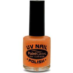 Smiffys UV Nail Polish Orange 12ml